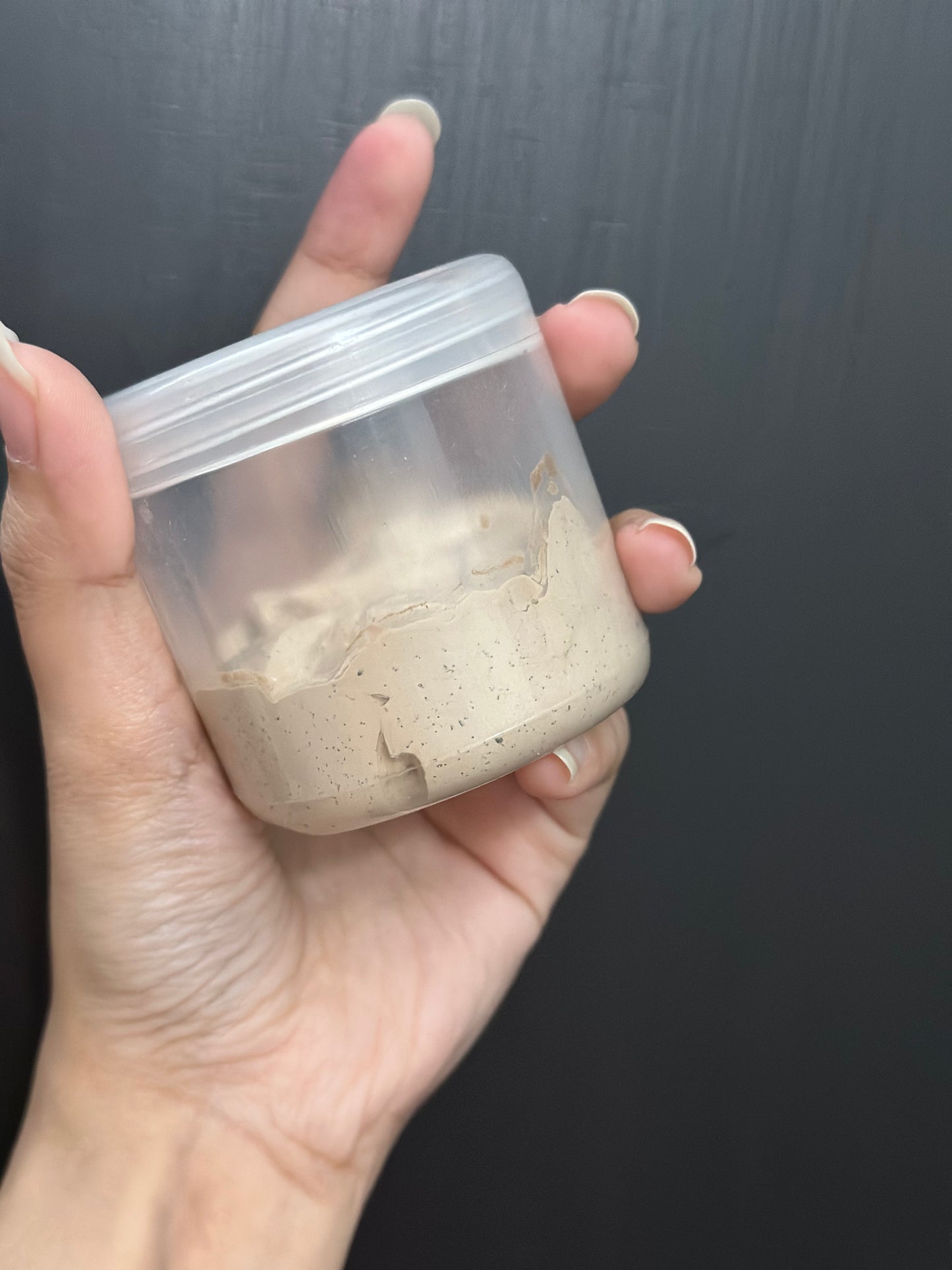 Mocha Latte Body Scrub Tester